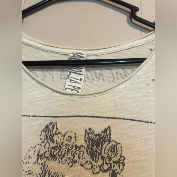 MAGNOLIA‎ PEARL QUEEN OF HEARTS  COTTON ONE SIZE BOYFRIEND CUT Fit All - Picture 7 of 11